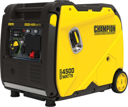 Champion 3500W/4500W Generator Gas Inverter Low THD CO Shield New - 201318