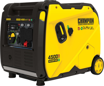 Champion 3500W/4500W Generator Dual Fuel Inverter Electric Start with CO Shield New - 201319