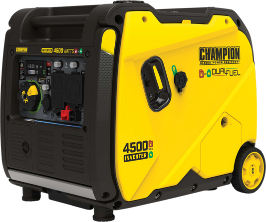 Champion 3500W/4500W Generator Dual Fuel Inverter Electric Start with CO Shield New - 201319