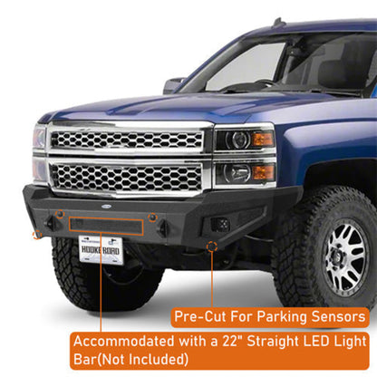 2014-2015 Chevy Silverado 1500 Front Bumper - Hooke Road - HE.9035