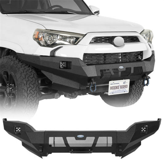 2014-2024 Toyota 4Runner Front Bumper w/ Spotlights - Hooke Road - HE.9822-S