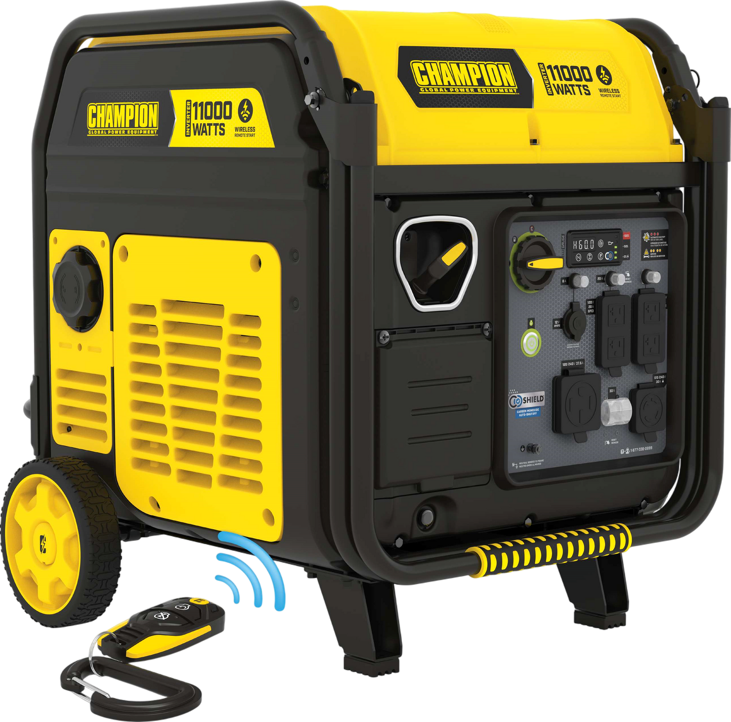 Champion 9000W/11000W Generator Gas Inverter 50 Amp Low THD CO Shield Remote Start New - 201407