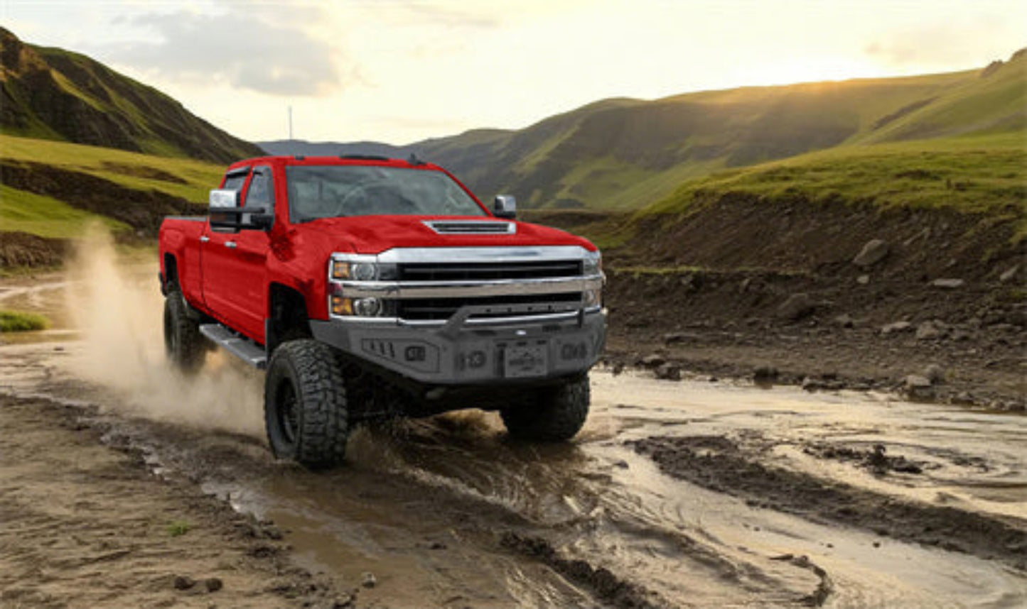 2015-2019 Chevy Silverado 2500HD 3500HD Front Bumper - Hooke Road - HE.9532