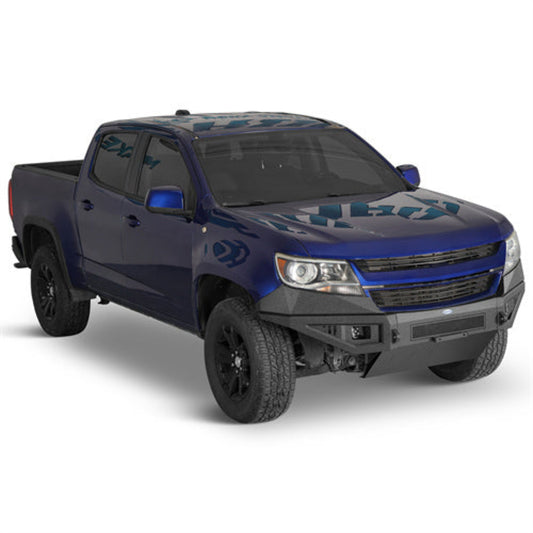 15-20 Chevy Colorado Front Bumper w/Skid Plate(Excluding ZR2 Models) - Hooke Road - HE.9114-S