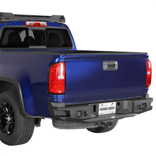2015-2022 Chevy Colorado & GMC Canyon Steel Rear Bumper (Excluding ZR2 Models) - Hooke Road  - HE.9110-S