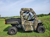 3 Star UTV Polaris Ranger Full-Size 570 3-Passenger - Full Cab Enclosure for Hard Windshield - POLF57-FCF-BLK