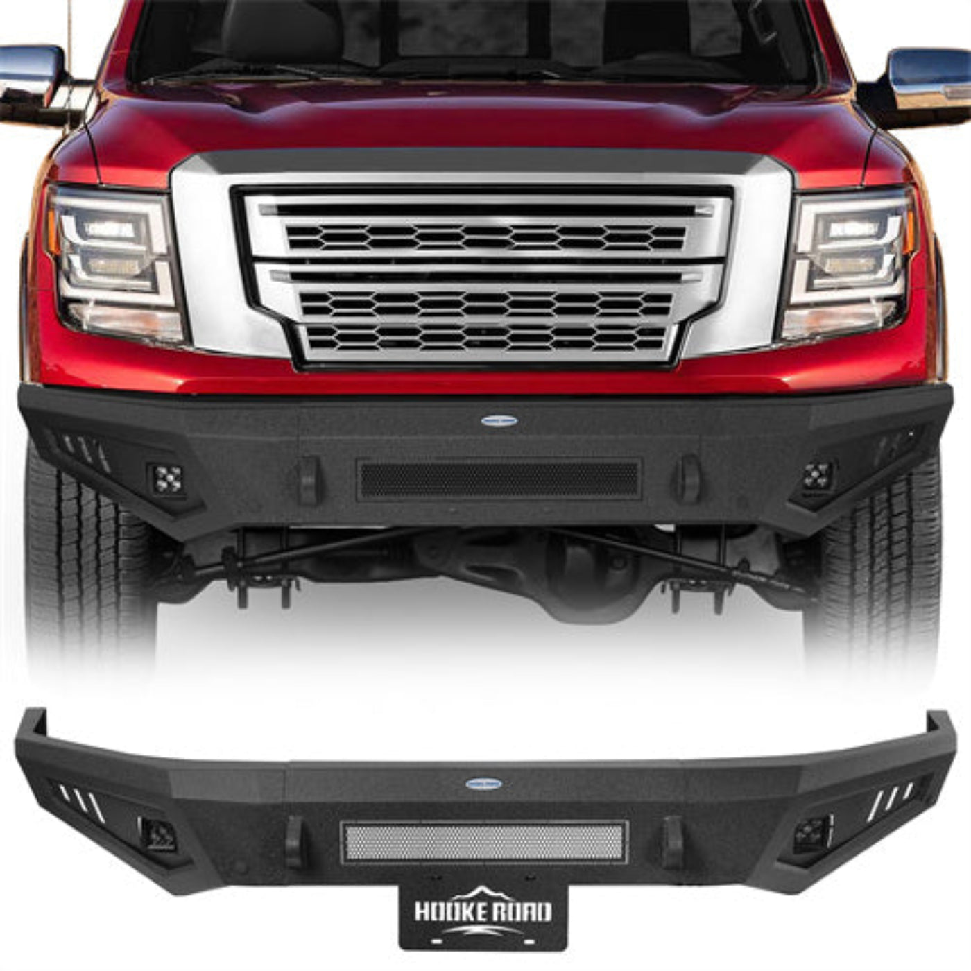 2017-2024 Nissan Titan Front Bumper (Excluding Titan XD) - Hooke Road - HE.5300