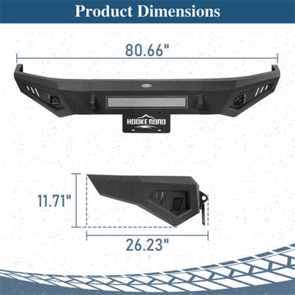 2017-2024 Nissan Titan Front Bumper (Excluding Titan XD) - Hooke Road - HE.5300