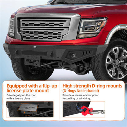 2017-2024 Nissan Titan Front Bumper (Excluding Titan XD) - Hooke Road - HE.5300