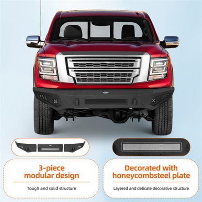 2017-2024 Nissan Titan Front Bumper (Excluding Titan XD) - Hooke Road - HE.5300