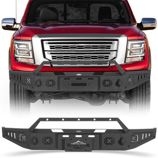 2017-2024  Nissan Titan Front Bumper /Winch Plate (Excluding Titan XD) - Hooke Road - HE.5302