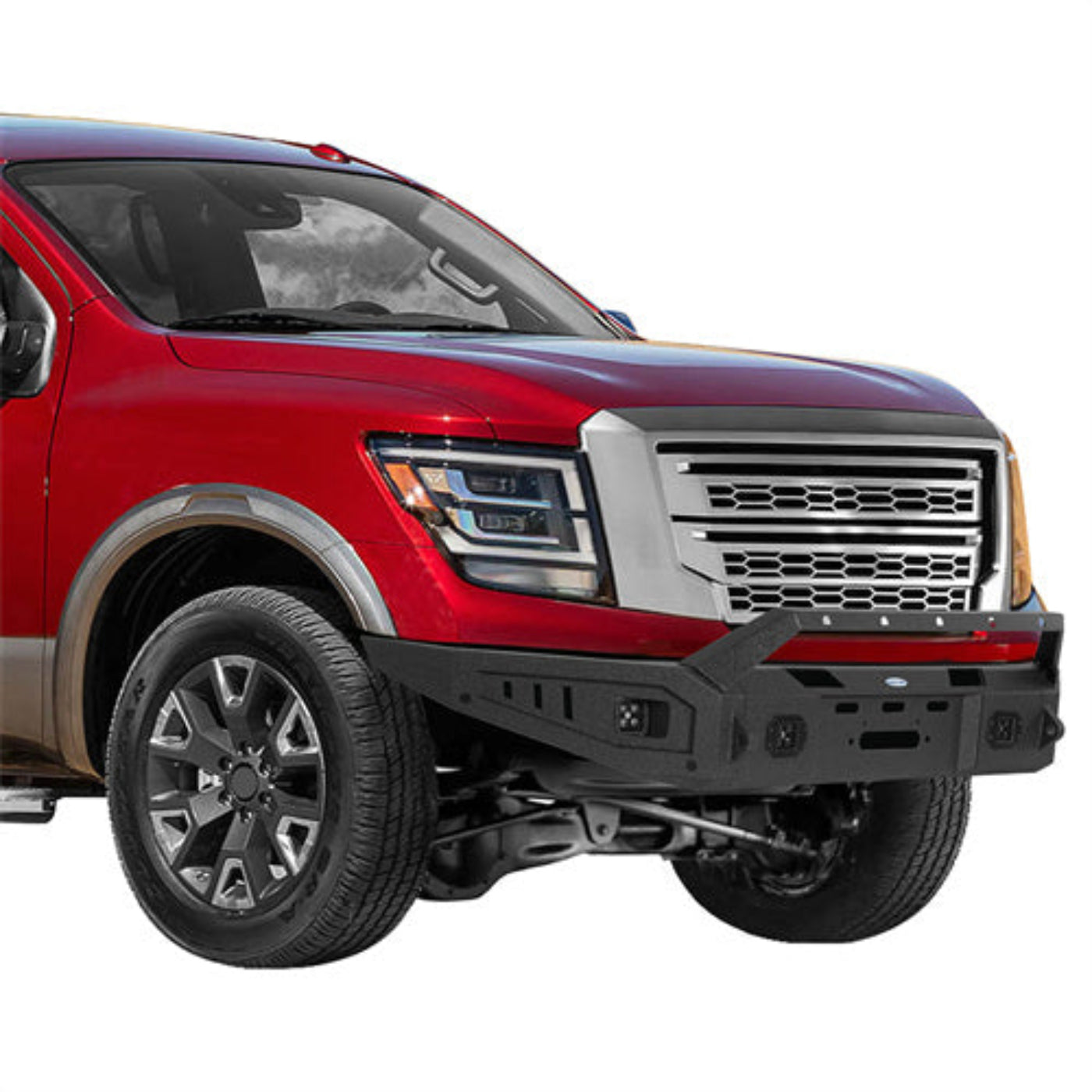 2017-2024  Nissan Titan Front Bumper /Winch Plate (Excluding Titan XD) - Hooke Road - HE.5302