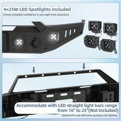 2017-2024  Nissan Titan Front Bumper /Winch Plate (Excluding Titan XD) - Hooke Road - HE.5302