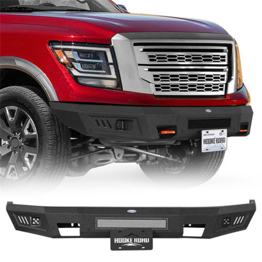 2017-2024 Nissan Titan Front Bumper w/ 22" LED light bar (Excluding Titan XD) - Hooke Road