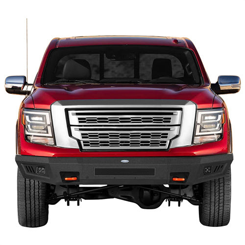 2017-2024 Nissan Titan Front Bumper w/ 22" LED light bar (Excluding Titan XD) - Hooke Road
