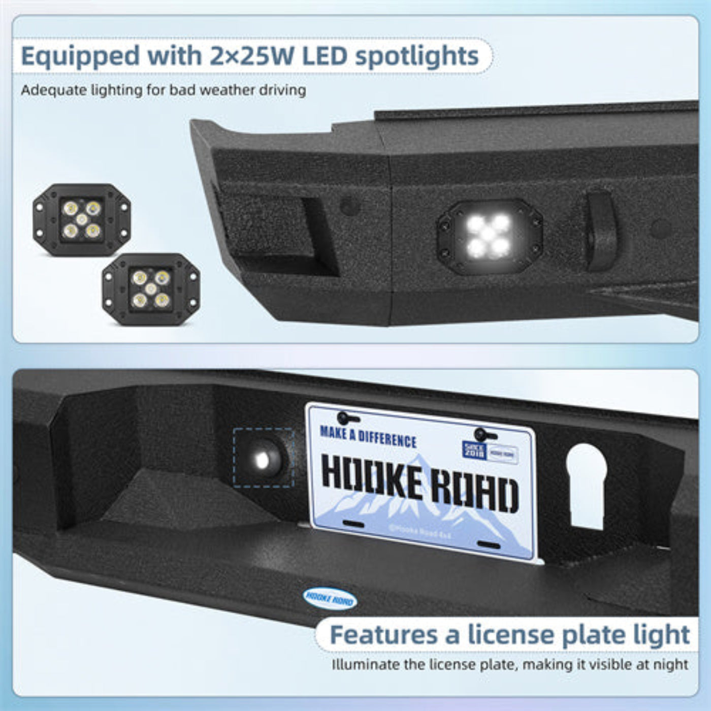 2017-2024 Nissan Titan Rear Bumper Replacement (Excluding Titan XD) - Hooke Road - HE.5303