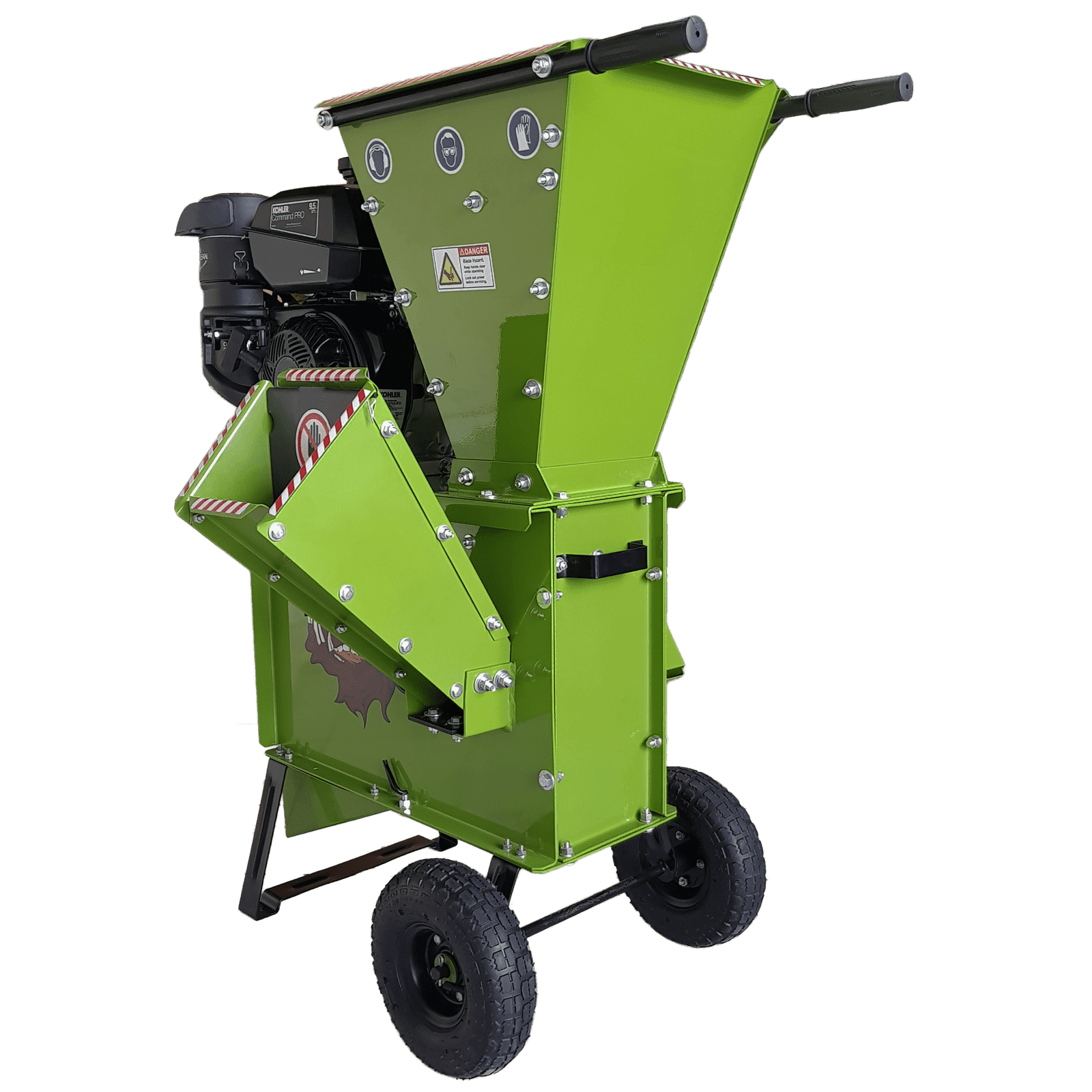 YARDBEAST 2050 277cc 9.5HP Kohler CH395 engine 3" Wood Chipper Shredder New