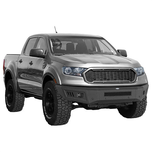 2019-2023 Ford Ranger Front Bumper w/LED Spotlights -Hooke Road - HE.8804