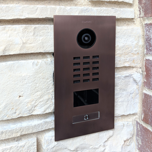 DoorBird D2101V IP Video Door Station, 1 Call Button in Bronze