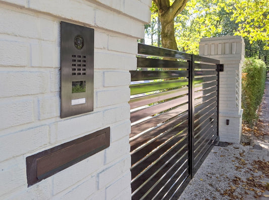 DoorBird D2101V IP Video Door Station, 1 Call Button in Titanium