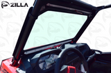 UTVZILLA Polaris RZR XP 1000 / Turbo Full-Glass Vented-Frame Windshield (2019+) - ZL-RZ19-WS-GLS-BLK-Y