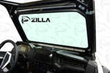 UTVZILLA Polaris RZR Turbo S Full Glass Windshield (2018+) - ZL-TURS-WS-GLS-BLK-Y