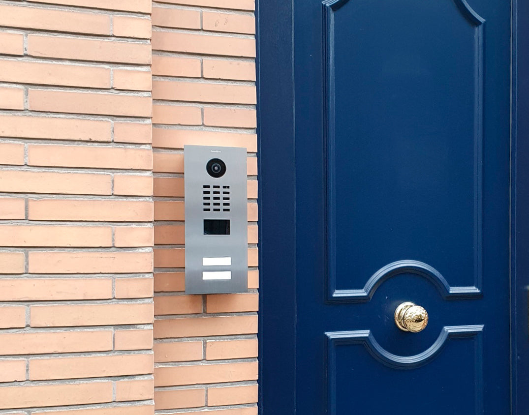 DoorBird D2102V IP Video Door Station, 2 Call Button in Orange Brown, RAL 8023