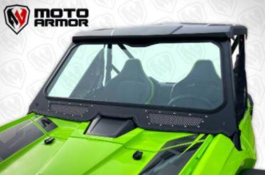 Moto Armor Honda Talon Vented Full Glass Windshield (2019+) - MA-TLN-WS-GLS-BLK-B-Y