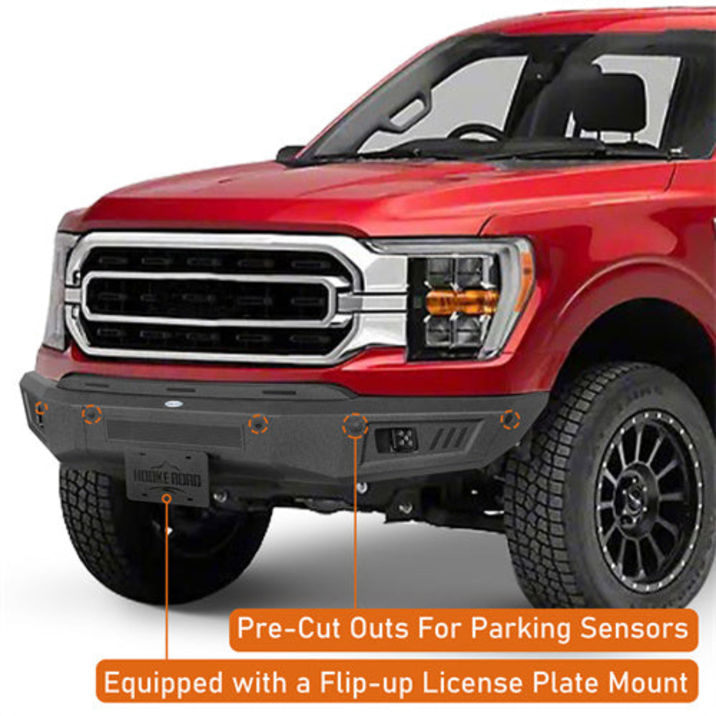 Hooke Road 21-23 Ford F-150 Front Bumper (Excluding Raptor) - HE.8304