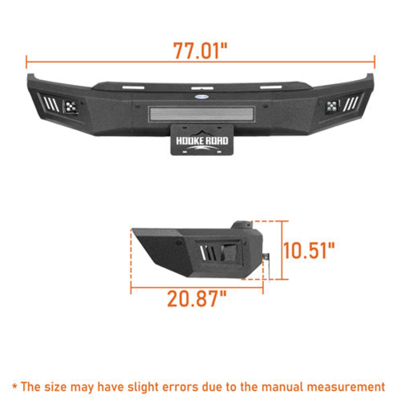 Hooke Road 21-23 Ford F-150 Front Bumper (Excluding Raptor) - HE.8304