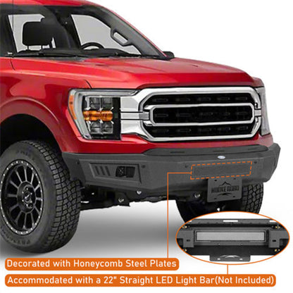 Hooke Road 21-23 Ford F-150 Front Bumper (Excluding Raptor) - HE.8304
