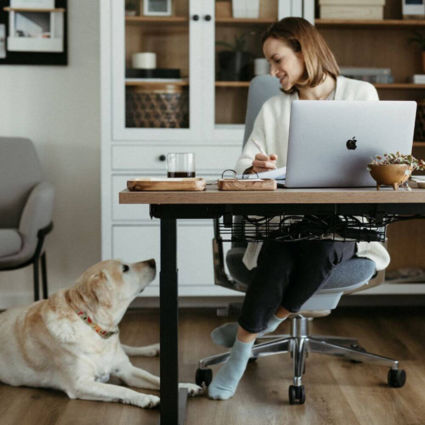 Upside Sit-to-Stand Desk Base - BP01628