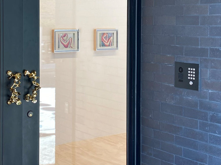 DoorBird D1101KH Classic Flush-Mount IP Video Door Station, 1 Call Button in  Stainless Steel V2A