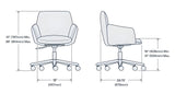 Poppy Guest Chair with Sled Base - BP01252