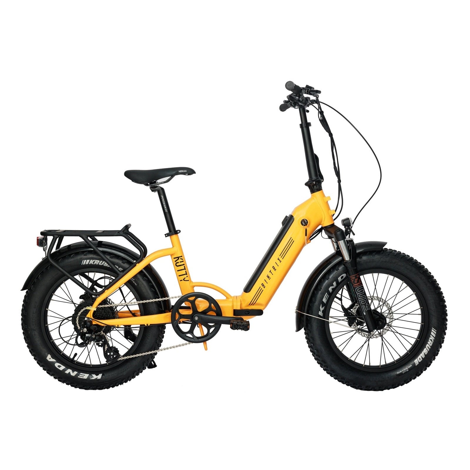 Biktrix 2024 Kutty X 2 500W 48V 14Ah Folding Fat Tire Electric Bike