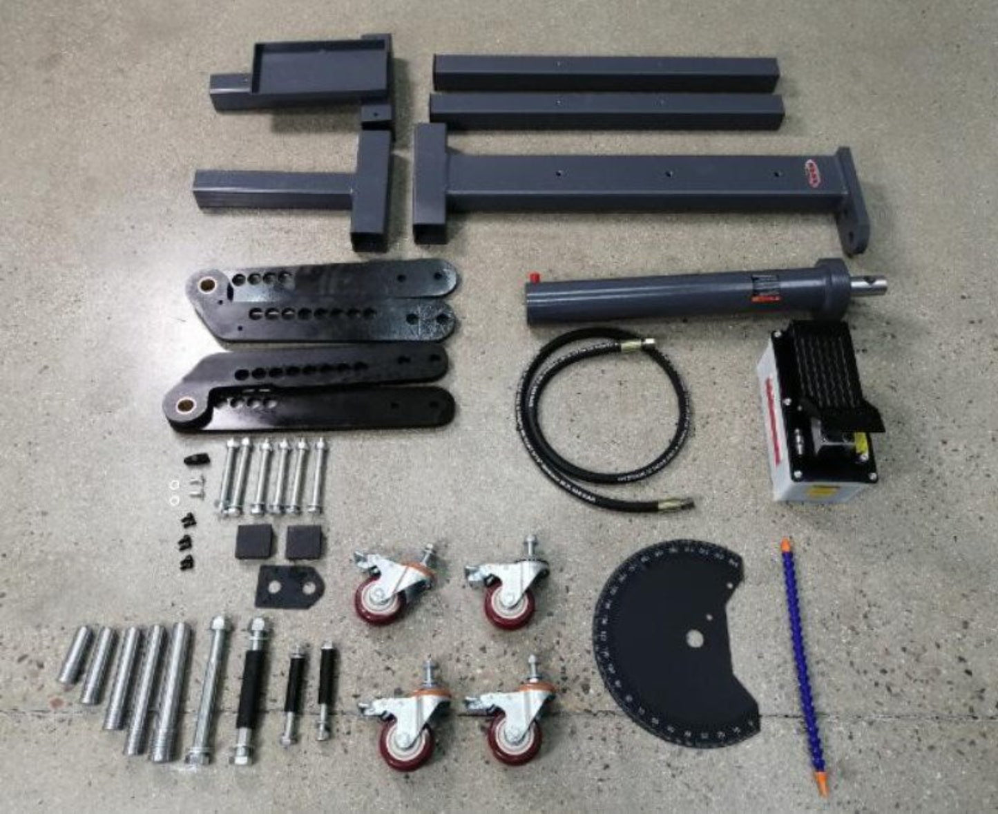 Kaka Industrial TB-3B Air Hydraulic Power 10 Ton Tube Bender for Roll Cage & Exhaust Pipe Bender,12 Inch stroke cylinder General Tube Bender - 175008