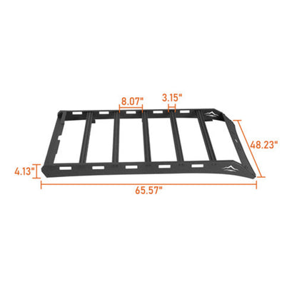 2024-2025 Toyota Tacoma Roof Racks for Double Cab - Hooke Road - HE.4400-S