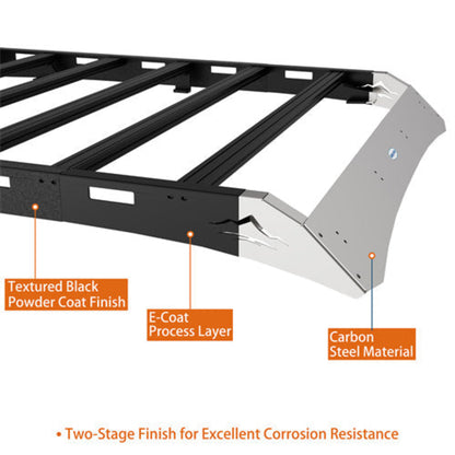 2024-2025 Toyota Tacoma Roof Racks for Double Cab - Hooke Road - HE.4400-S
