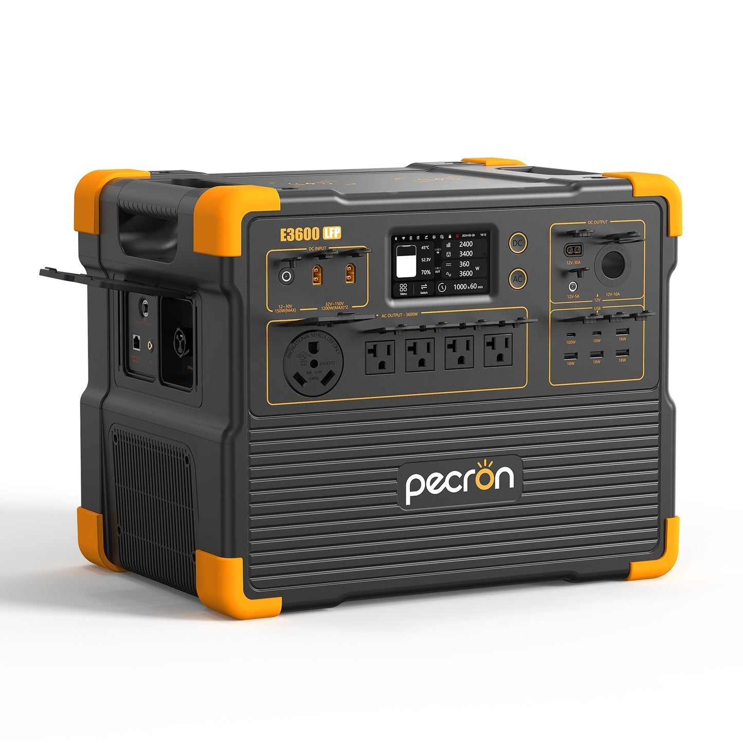 PECRON E3600LFP Portable Power Station 3600W 3072Wh - E3600LFP