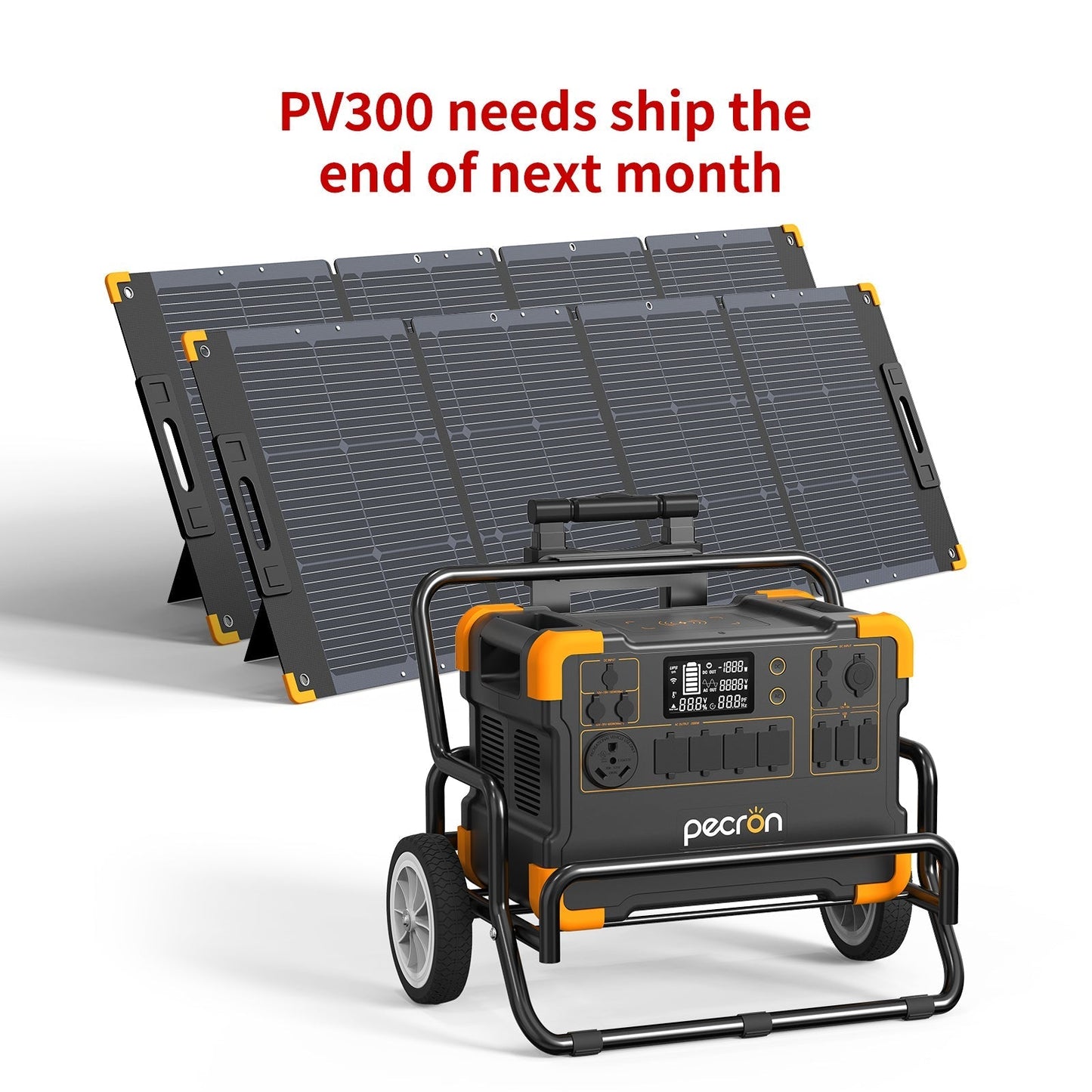 PECRON E2000LFP Expandable Portable Power Station 2000W 1920Wh - E2000LFP