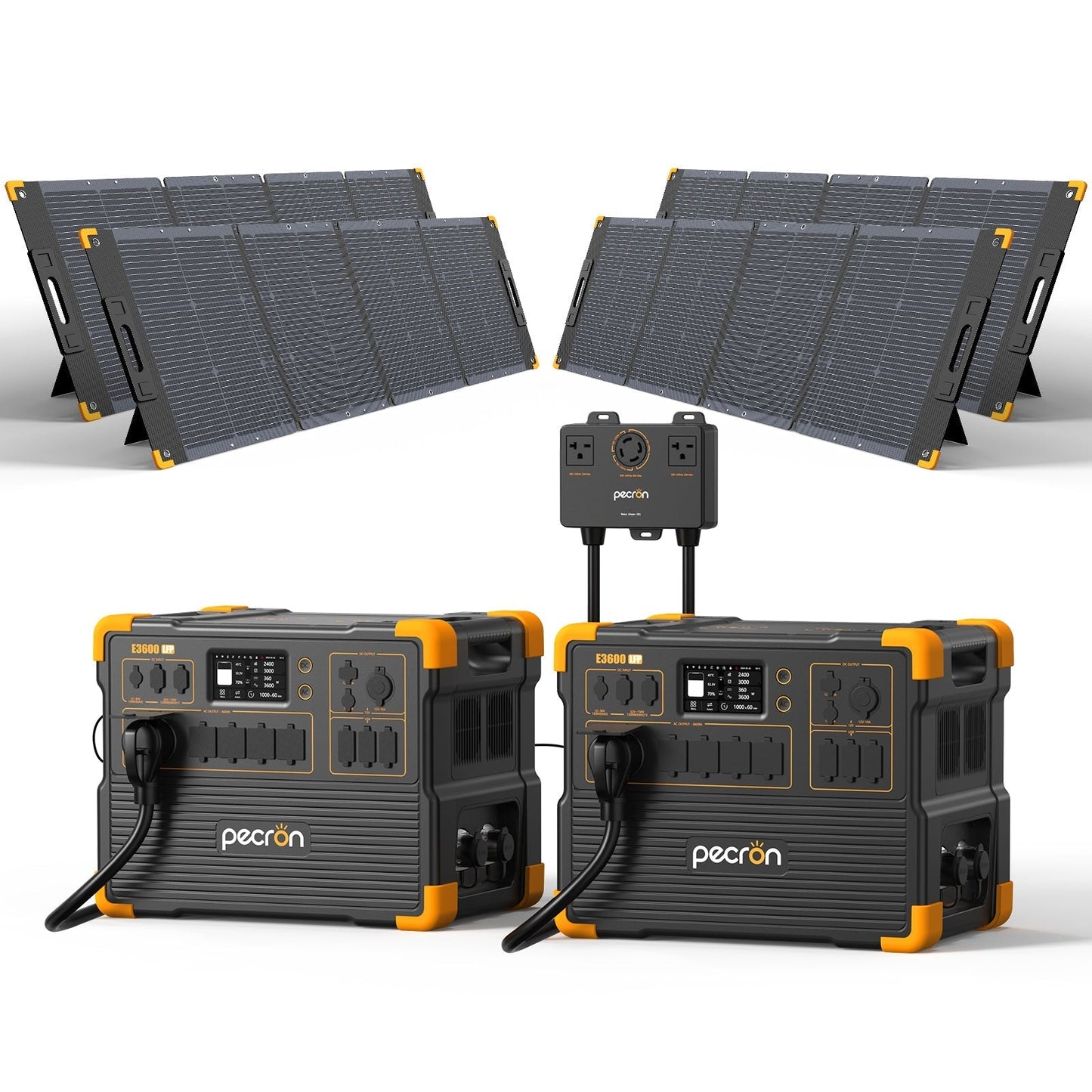PECRON E3600LFP Portable Power Station 3600W 3072Wh - E3600LFP