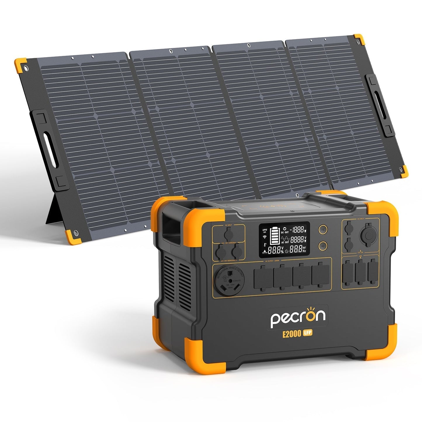 PECRON E2000LFP Expandable Portable Power Station 2000W 1920Wh - E2000LFP