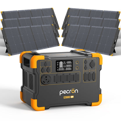 PECRON E2000LFP Expandable Portable Power Station 2000W 1920Wh - E2000LFP