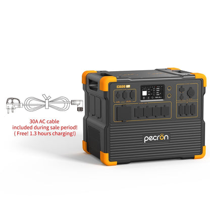 PECRON E3600LFP Portable Power Station 3600W 3072Wh - E3600LFP