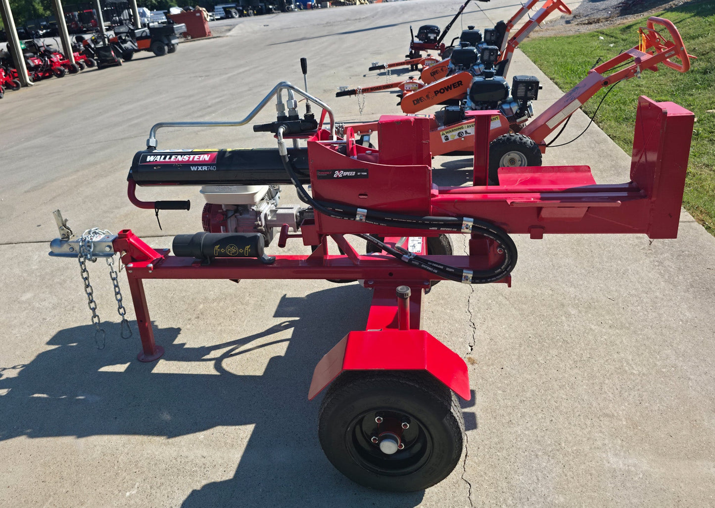 Wallenstein WXR740 Log Splitter Tow Behind 196cc Honda 27 Ton - WXR740