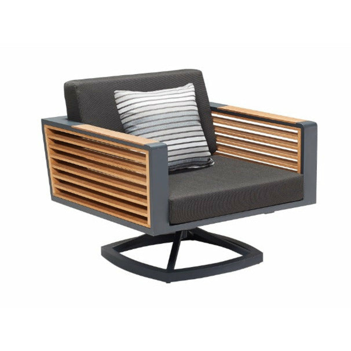 Higold New York Swivel Rocker Lounge Chair – Nero- HGA-20402516