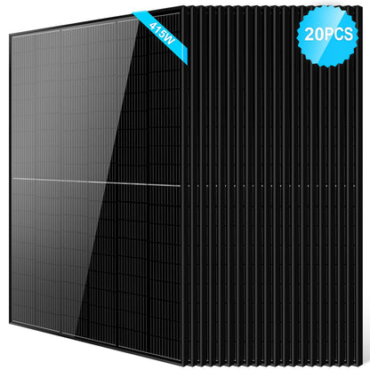 Sun Gold 415W Mono Black PERC Solar Panel - SG-415WMx2
