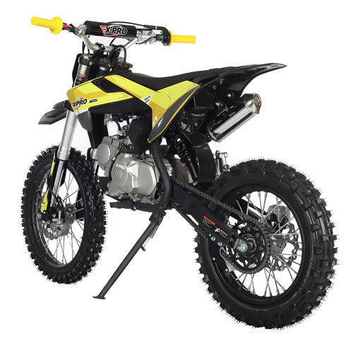 X-PRO X17 125cc Dirt Bike with Automatic Transmission, Electric Start, Big 17"/14" Tires - DB-K021-Blue