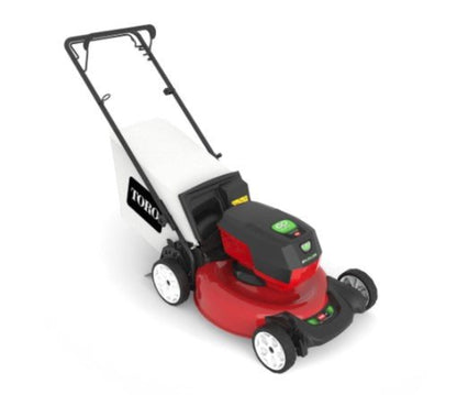Toro 21" 60V MAX* Electric Battery SMARTSTOW Self-Propel High Wheel Lawn Mower - TOR-21356
