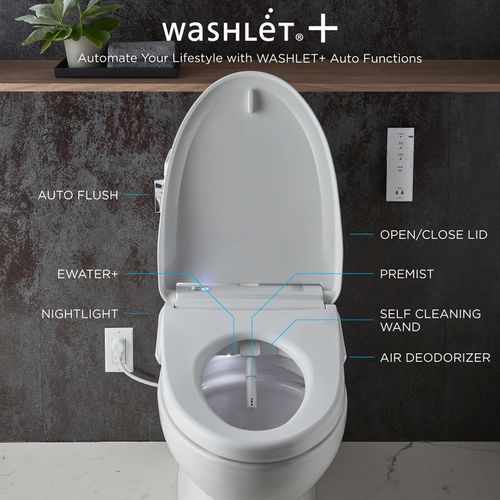 TOTO LEGATO WASHLET + S550E ONE-PIECE TOILET 1.28 GPF MW6243056CEFGA#01